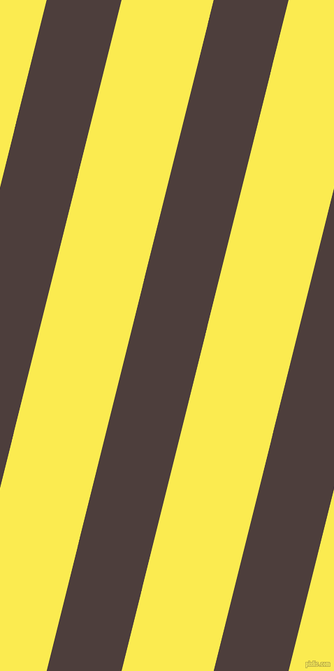 76 degree angle lines stripes, 104 pixel line width, 128 pixel line spacing, Crater Brown and Paris Daisy stripes and lines seamless tileable