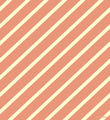 43 degree angle lines stripes, 12 pixel line width, 32 pixel line spacing, Cream and Dark Salmon stripes and lines seamless tileable