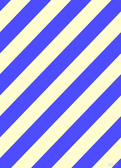 46 degree angle lines stripes, 49 pixel line width, 50 pixel line spacing, Cream and Neon Blue stripes and lines seamless tileable