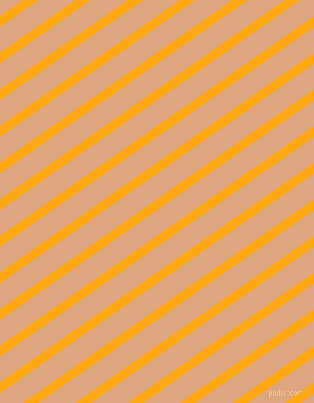 35 degree angle lines stripes, 9 pixel line width, 21 pixel line spacing, Dark Tangerine and Tumbleweed stripes and lines seamless tileable
