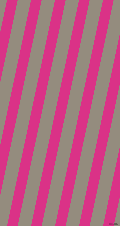 78 degree angle lines stripes, 43 pixel line width, 54 pixel line spacing, Deep Cerise and Heathered Grey stripes and lines seamless tileable
