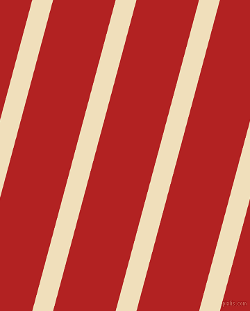 75 degree angle lines stripes, 29 pixel line width, 87 pixel line spacing, Dutch White and Fire Brick stripes and lines seamless tileable