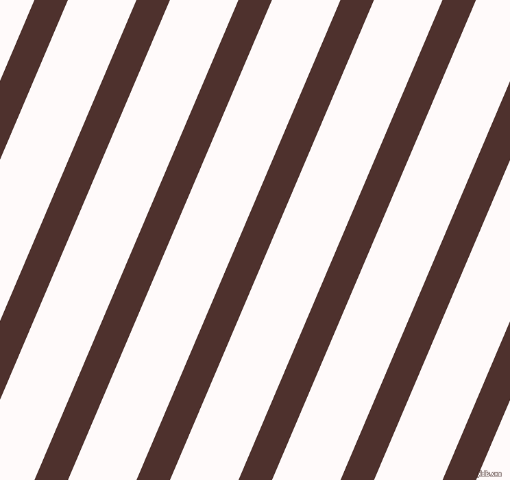 67 degree angle lines stripes, 45 pixel line width, 92 pixel line spacing, Espresso and Snow stripes and lines seamless tileable