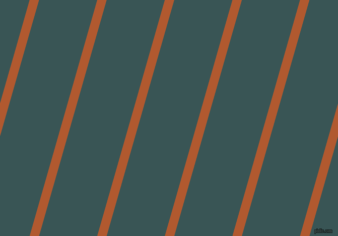 74 degree angle lines stripes, 18 pixel line width, 111 pixel line spacing, Fiery Orange and Oracle stripes and lines seamless tileable