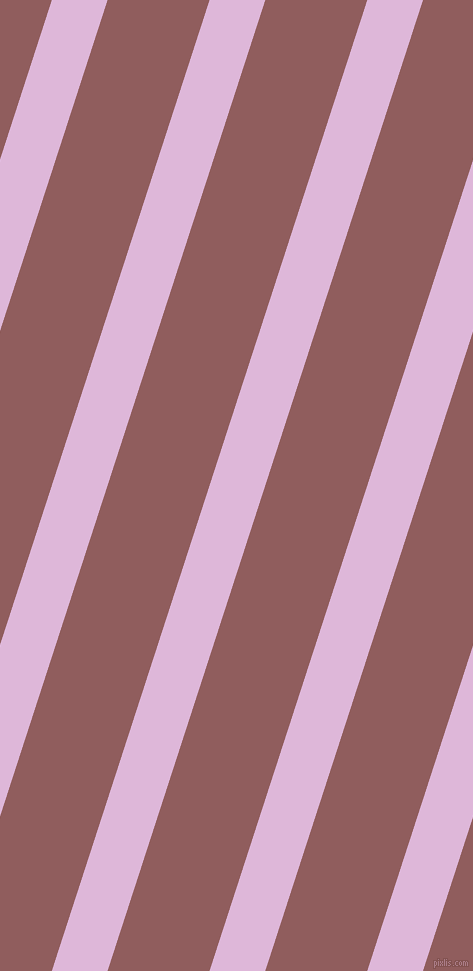 72 degree angle lines stripes, 53 pixel line width, 97 pixel line spacing, French Lilac and Rose Taupe stripes and lines seamless tileable