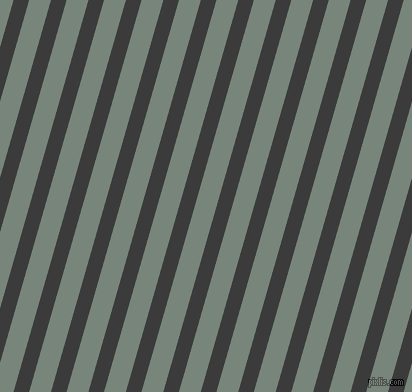 74 degree angle lines stripes, 15 pixel line width, 21 pixel line spacing, Fuscous Grey and Blue Smoke stripes and lines seamless tileable