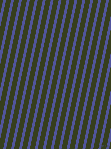 78 degree angle lines stripes, 9 pixel line width, 16 pixel line spacing, Governor Bay and Turtle Green stripes and lines seamless tileable