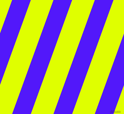 70 degree angle lines stripes, 61 pixel line width, 74 pixel line spacing, Han Purple and Chartreuse Yellow stripes and lines seamless tileable
