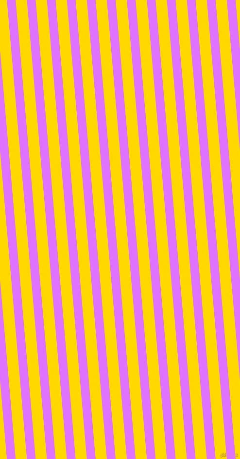 95 degree angle lines stripes, 18 pixel line width, 23 pixel line spacing, Heliotrope and School Bus Yellow stripes and lines seamless tileable