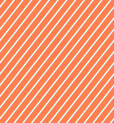 52 degree angle lines stripes, 5 pixel line width, 19 pixel line spacing, Light Cyan and Coral stripes and lines seamless tileable