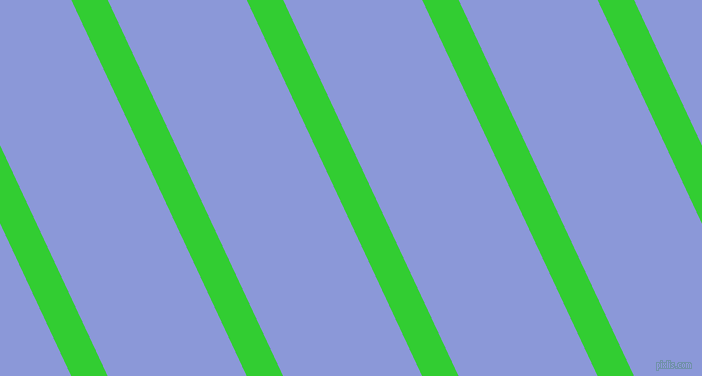 115 degree angle lines stripes, 33 pixel line width, 126 pixel line spacing, Lime Green and Portage stripes and lines seamless tileable