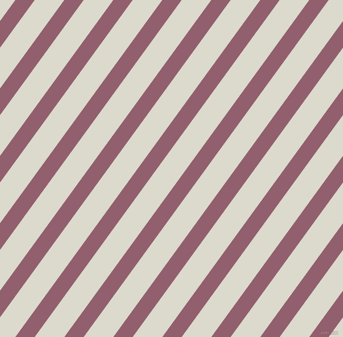 54 degree angle lines stripes, 32 pixel line width, 49 pixel line spacing, Mauve Taupe and Milk White stripes and lines seamless tileable