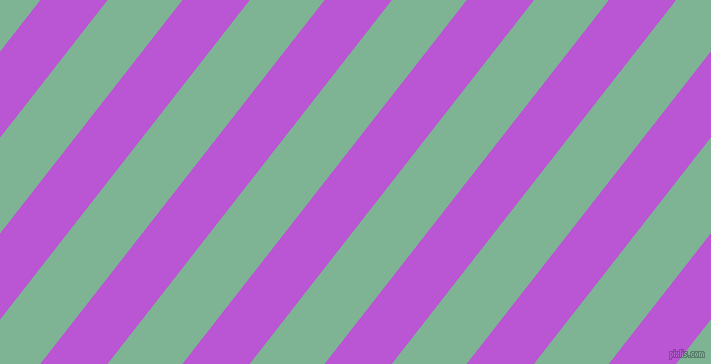 52 degree angle lines stripes, 53 pixel line width, 59 pixel line spacing, Medium Orchid and Padua stripes and lines seamless tileable