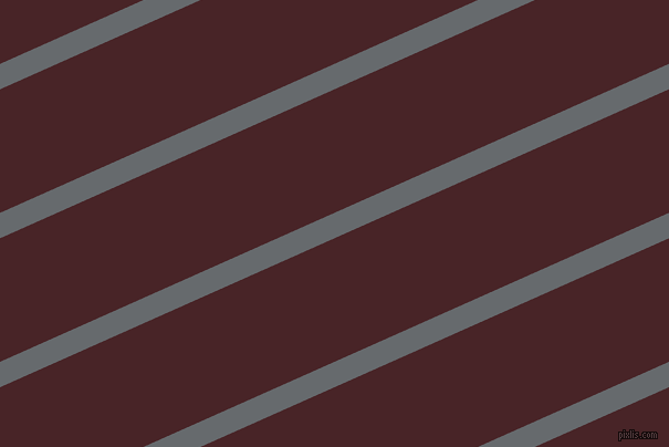24 degree angle lines stripes, 21 pixel line width, 102 pixel line spacing, Mid Grey and Bulgarian Rose stripes and lines seamless tileable