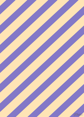 43 degree angle lines stripes, 26 pixel line width, 33 pixel line spacing, Moody Blue and Moccasin stripes and lines seamless tileable