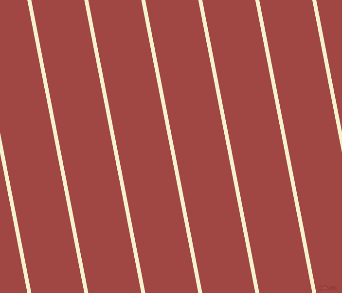 101 degree angle lines stripes, 8 pixel line width, 107 pixel line spacing, Moon Glow and Roof Terracotta stripes and lines seamless tileable