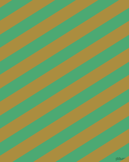 32 degree angle lines stripes, 38 pixel line width, 41 pixel line spacing, Ocean Green and Luxor Gold stripes and lines seamless tileable
