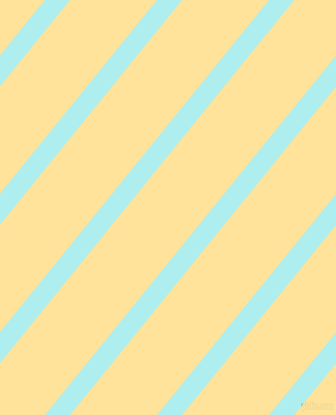 51 degree angle lines stripes, 22 pixel line width, 76 pixel line spacing, Pale Turquoise and Cream Brulee stripes and lines seamless tileable