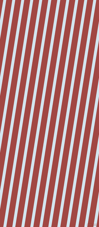 81 degree angle lines stripes, 10 pixel line width, 20 pixel line spacing, Pattens Blue and Roof Terracotta stripes and lines seamless tileable