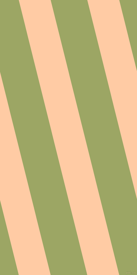 104 degree angle lines stripes, 109 pixel line width, 125 pixel line spacing, Peach and Green Smoke stripes and lines seamless tileable