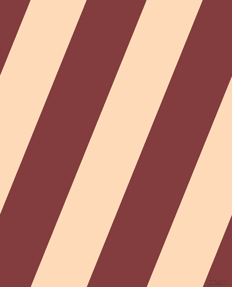 68 degree angle lines stripes, 102 pixel line width, 109 pixel line spacing, Peach Puff and Stiletto stripes and lines seamless tileable