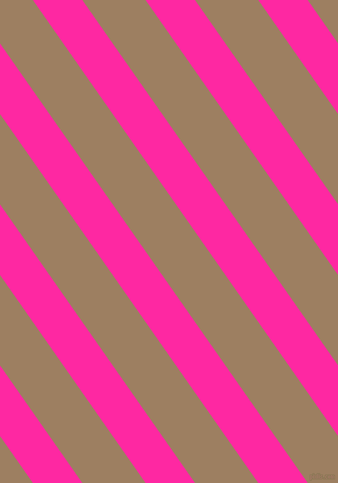 125 degree angle lines stripes, 57 pixel line width, 73 pixel line spacing, Persian Rose and Sorrell Brown stripes and lines seamless tileable