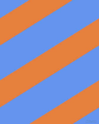 32 degree angle lines stripes, 78 pixel line width, 100 pixel line spacing, Pizazz and Cornflower Blue stripes and lines seamless tileable