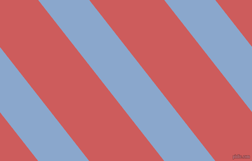 128 degree angle lines stripes, 83 pixel line width, 122 pixel line spacing, Polo Blue and Indian Red stripes and lines seamless tileable