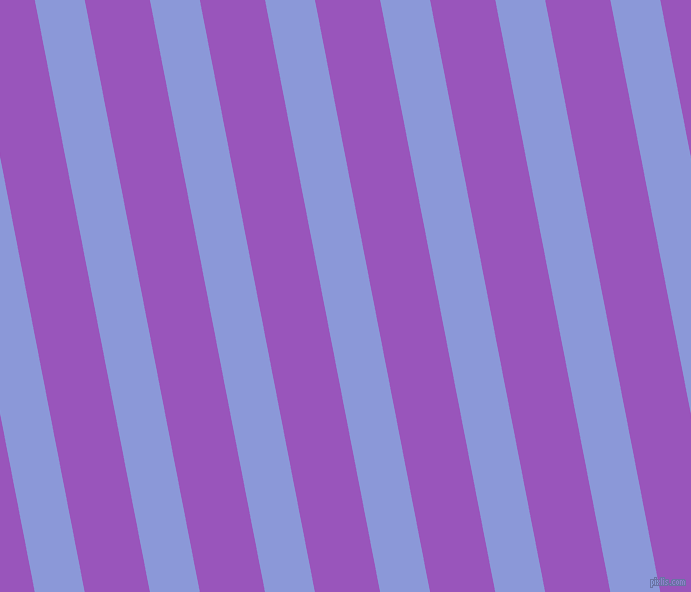 101 degree angle lines stripes, 49 pixel line width, 64 pixel line spacing, Portage and Deep Lilac stripes and lines seamless tileable