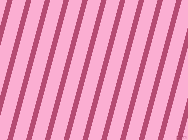 75 degree angle lines stripes, 17 pixel line width, 42 pixel line spacing, Royal Heath and Lavender Pink stripes and lines seamless tileable