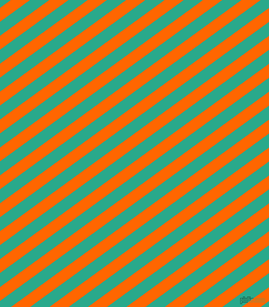 36 degree angle lines stripes, 16 pixel line width, 16 pixel line spacing, Safety Orange and Niagara stripes and lines seamless tileable