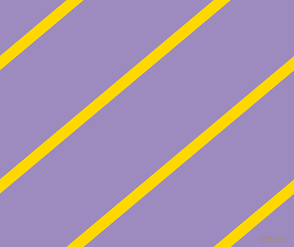 40 degree angle lines stripes, 16 pixel line width, 121 pixel line spacing, School Bus Yellow and Cold Purple stripes and lines seamless tileable