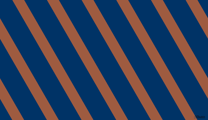 120 degree angle lines stripes, 34 pixel line width, 65 pixel line spacing, Sepia and Prussian Blue stripes and lines seamless tileable