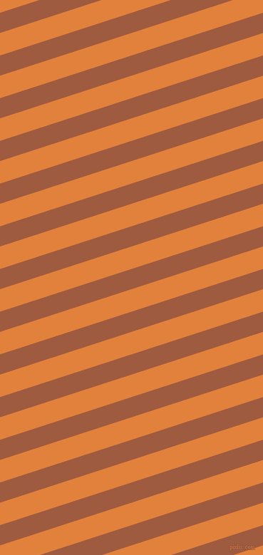 18 degree angle lines stripes, 27 pixel line width, 30 pixel line spacing, Sepia and Tree Poppy stripes and lines seamless tileable