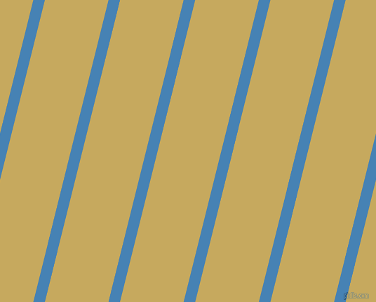76 degree angle lines stripes, 16 pixel line width, 88 pixel line spacing, Steel Blue and Laser stripes and lines seamless tileable