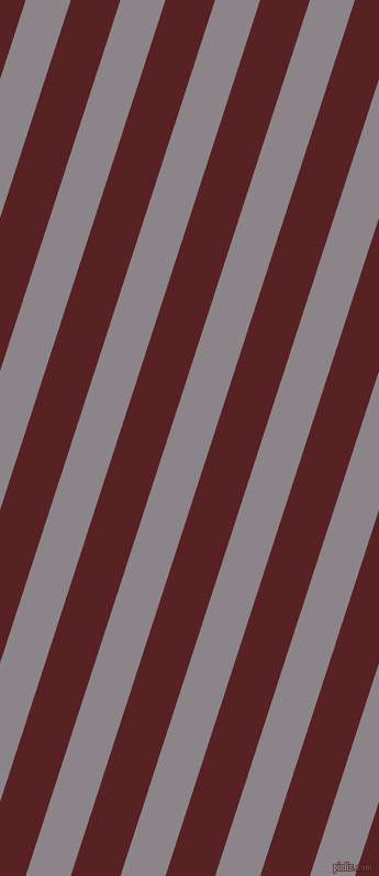 72 degree angle lines stripes, 39 pixel line width, 43 pixel line spacing, Taupe Grey and Burnt Crimson stripes and lines seamless tileable