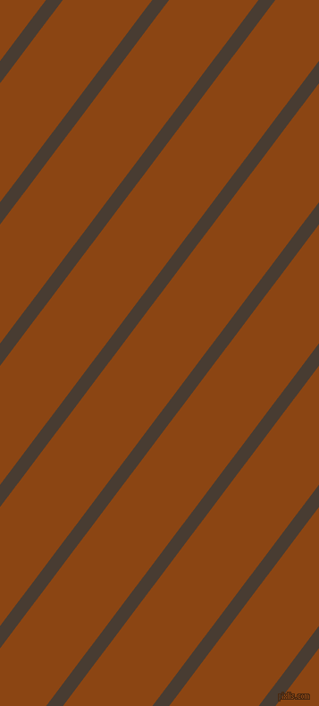 53 degree angle lines stripes, 15 pixel line width, 80 pixel line spacing, Taupe and Saddle Brown stripes and lines seamless tileable