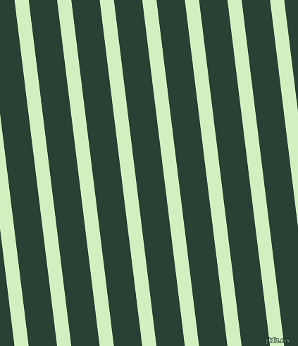 97 degree angle lines stripes, 20 pixel line width, 40 pixel line spacing, Tea Green and English Holly stripes and lines seamless tileable