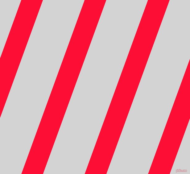 70 degree angle lines stripes, 66 pixel line width, 127 pixel line spacing, Torch Red and Light Grey stripes and lines seamless tileable