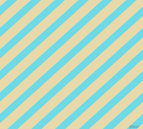 42 degree angle lines stripes, 24 pixel line width, 32 pixel line spacing, Turquoise Blue and Sidecar stripes and lines seamless tileable
