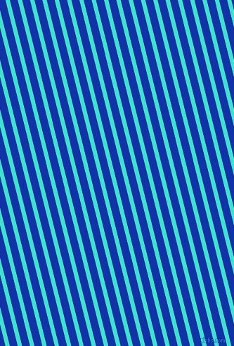 104 degree angle lines stripes, 6 pixel line width, 11 pixel line spacing, Turquoise and Egyptian Blue stripes and lines seamless tileable