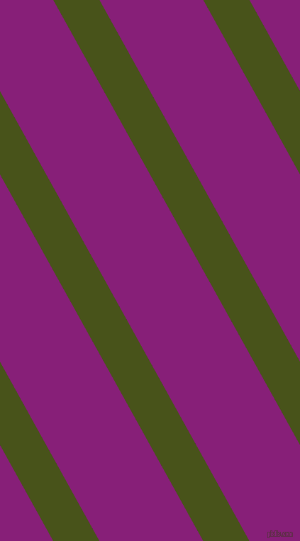 119 degree angle lines stripes, 57 pixel line width, 128 pixel line spacing, Verdun Green and Dark Purple stripes and lines seamless tileable