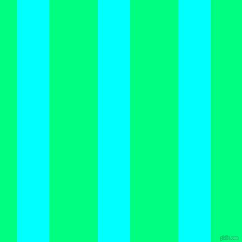 vertical lines stripes, 64 pixel line width, 96 pixel line spacing, Aqua and Spring Green vertical lines and stripes seamless tileable