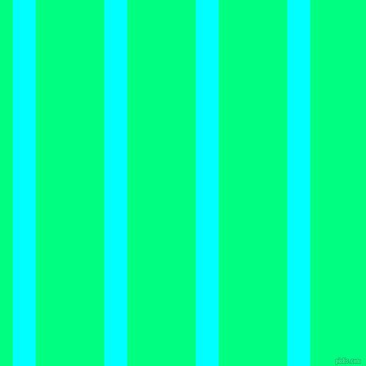 vertical lines stripes, 32 pixel line width, 96 pixel line spacing, Aqua and Spring Green vertical lines and stripes seamless tileable