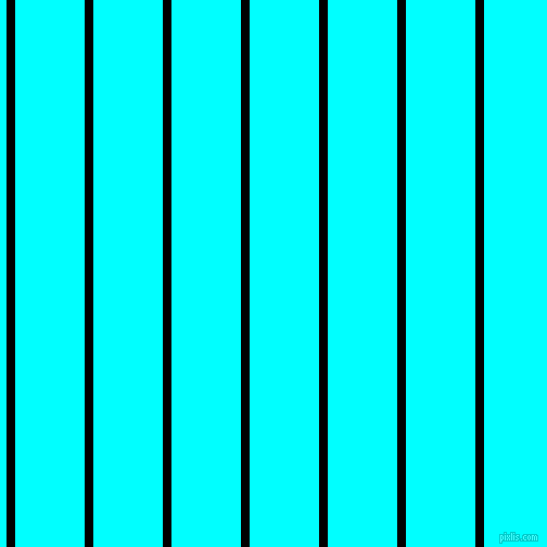 vertical lines stripes, 8 pixel line width, 64 pixel line spacing, Black and Aqua vertical lines and stripes seamless tileable