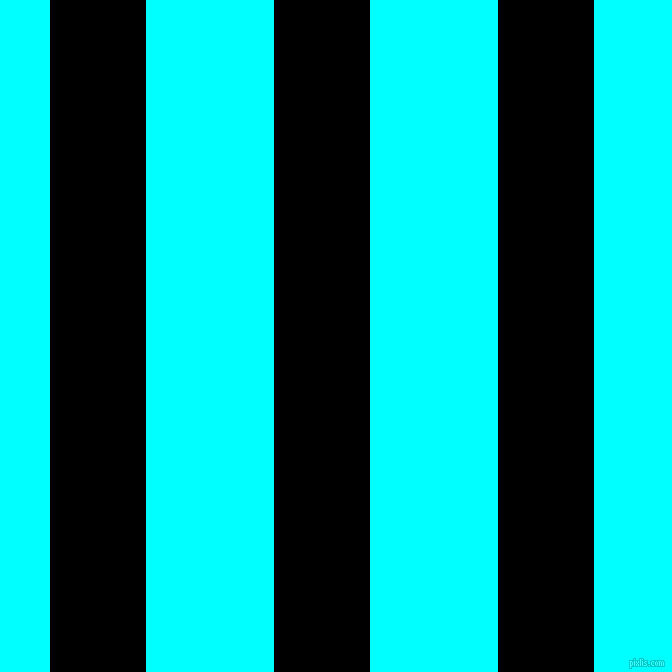 vertical lines stripes, 96 pixel line width, 128 pixel line spacing, Black and Aqua vertical lines and stripes seamless tileable