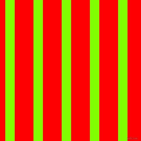 vertical lines stripes, 32 pixel line width, 64 pixel line spacing, Chartreuse and Red vertical lines and stripes seamless tileable