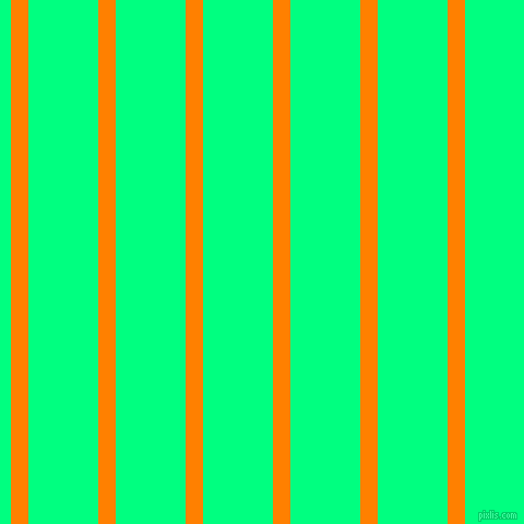 vertical lines stripes, 16 pixel line width, 64 pixel line spacing, Dark Orange and Spring Green vertical lines and stripes seamless tileable