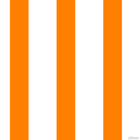 vertical lines stripes, 64 pixel line width, 96 pixel line spacing, Dark Orange and White vertical lines and stripes seamless tileable