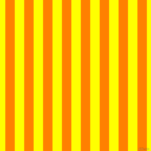 vertical lines stripes, 32 pixel line width, 32 pixel line spacing, Dark Orange and Yellow vertical lines and stripes seamless tileable